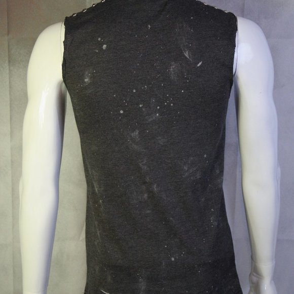 Satan Handmade Distressed Destroyed Ripped Studded - Picture 5 of 5